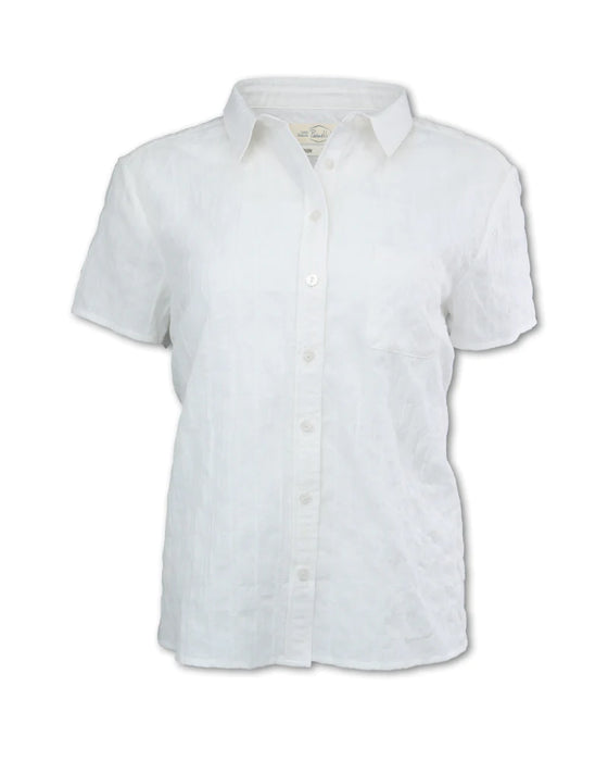 Purnell Short Sleeve White Shirt