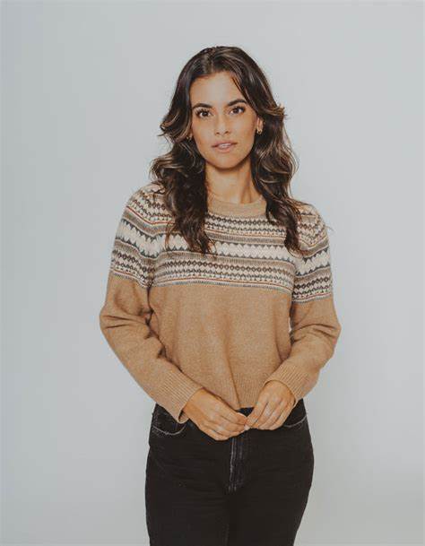 Normal Brand Women's Cortina Jacquard Sweater - Spring Closeout Sale!