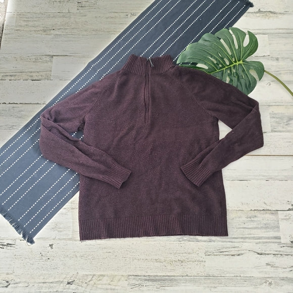 Smartwool Ripple Ridge Stripe Half Zip Sweater