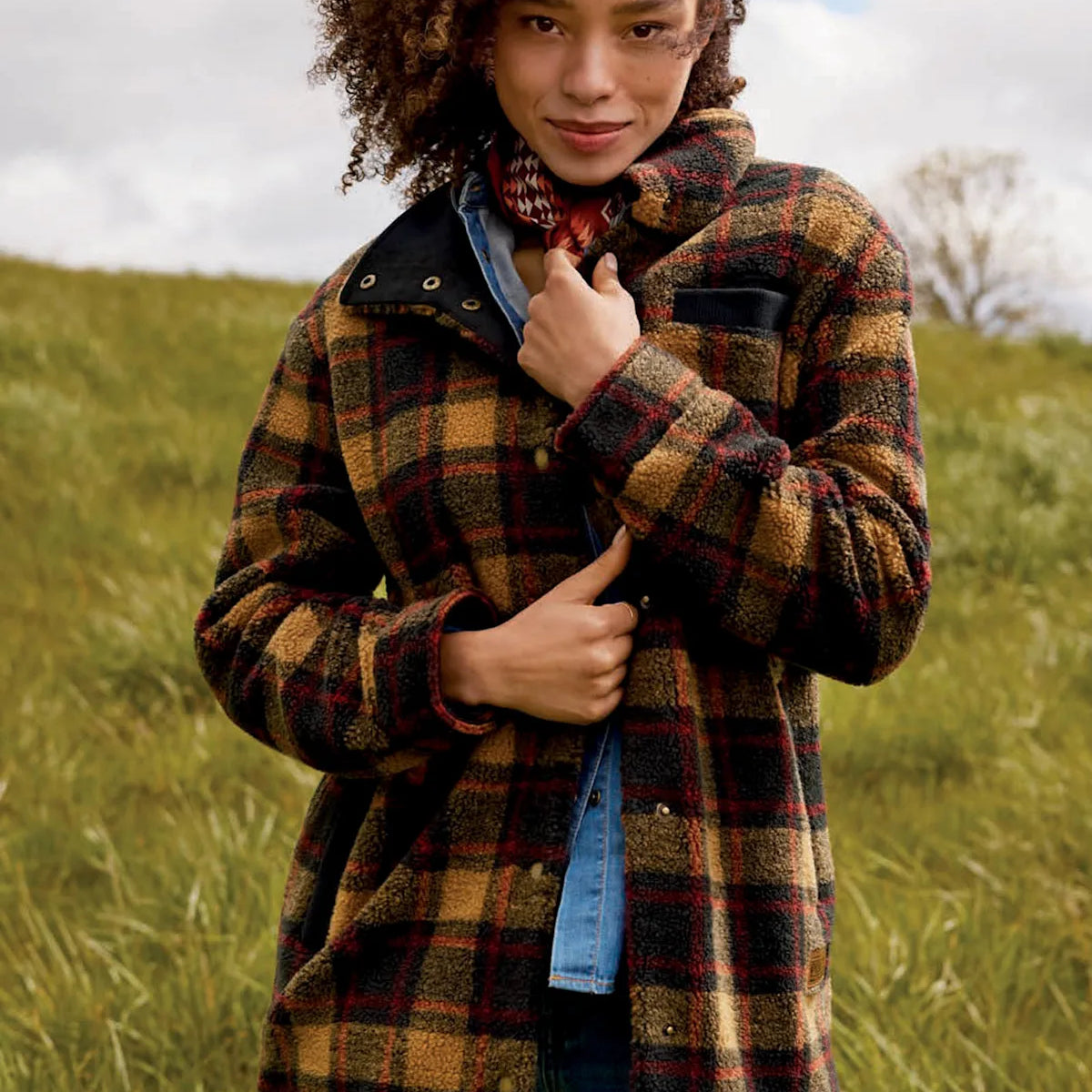 Pendleton Women's Sage Berber Fleece Shirt Jacket — Crane's