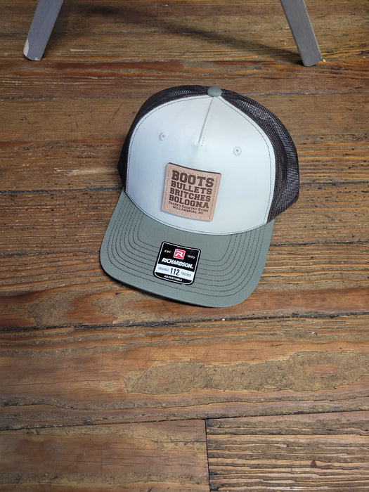 Cranes Five Panel Leather Patch Hat 2025