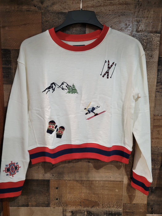 Pendleton Women's Alpine Graphic French Terry Pullover  TB391