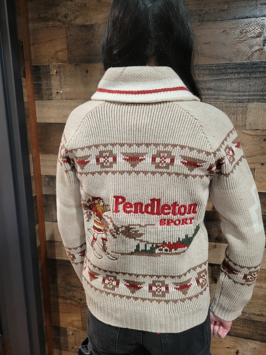 Pendleton Women's Alpine Lambswool Zip-Up Cardigan TC0132