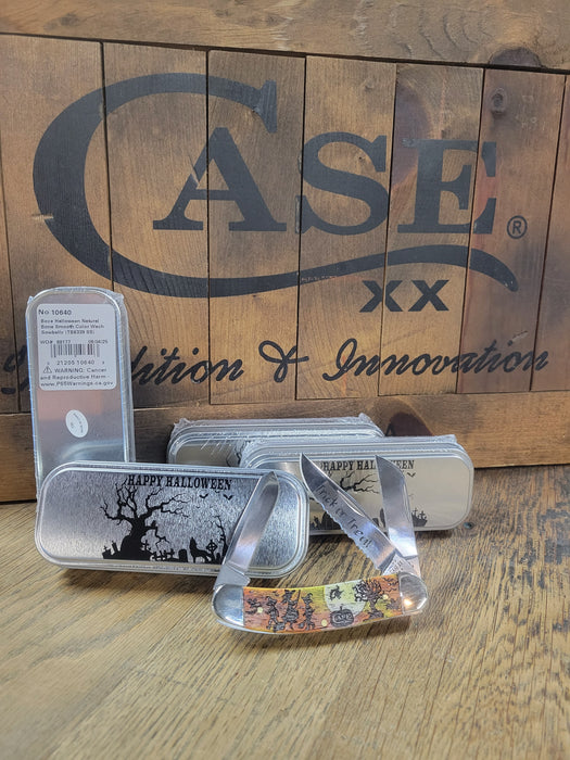 Case XX Halloween 2025 Orange Color Wash Smooth Bone Sowbelly 10640 ADE