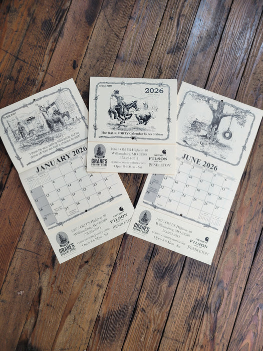 Crane's 2026 Lex Graham Art Calendar - December 2025 to 2026