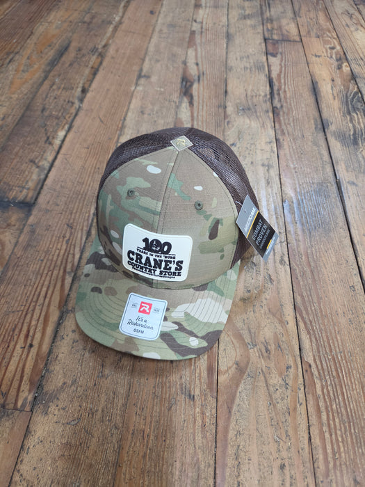 Crane's 100 Year Hat – Richardson 256P & 112PT | Limited Edition Centennial Camo Caps