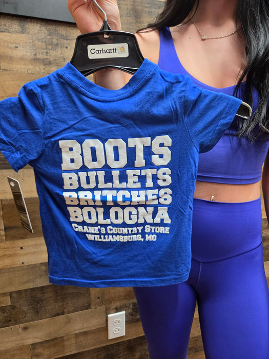 Crane's Colosseum Tees – Youth, Toddler & Infant | Boots, Bullets, Britches & Bologna