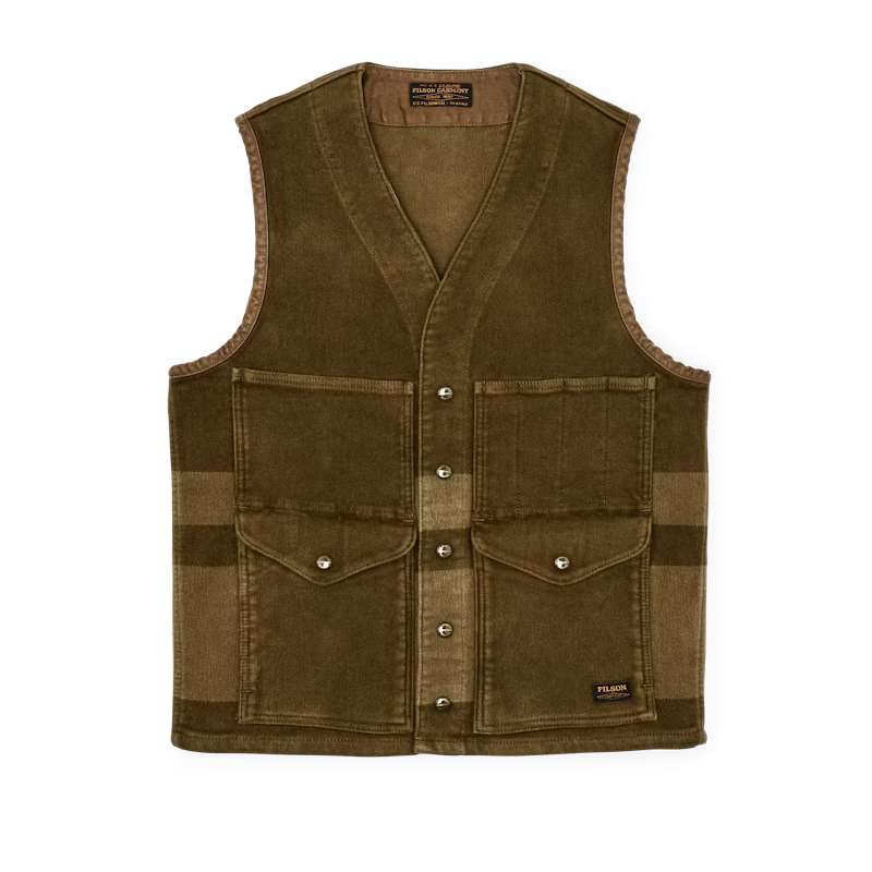 ボーイズマーケット　FISON Beartooth Cruiser Vest Beartooth Cruiser Vest - Vintage Work Vest | Filson Closeout Sale