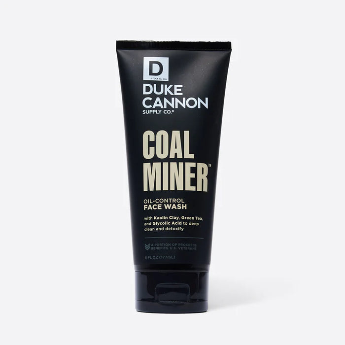 Duke Cannon Coal Miner Oil Control Face Wash