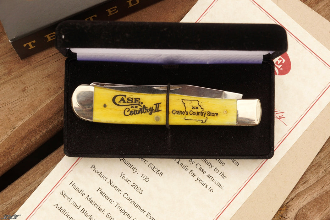 Case Knife Tour 2023 Limited Edition Cranes Country 2 Trapper Knife
