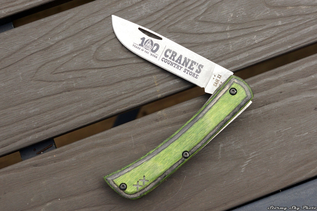 Crane's 100 Years in the 'Burg Anniversary Case Sodbuster Jr Knives