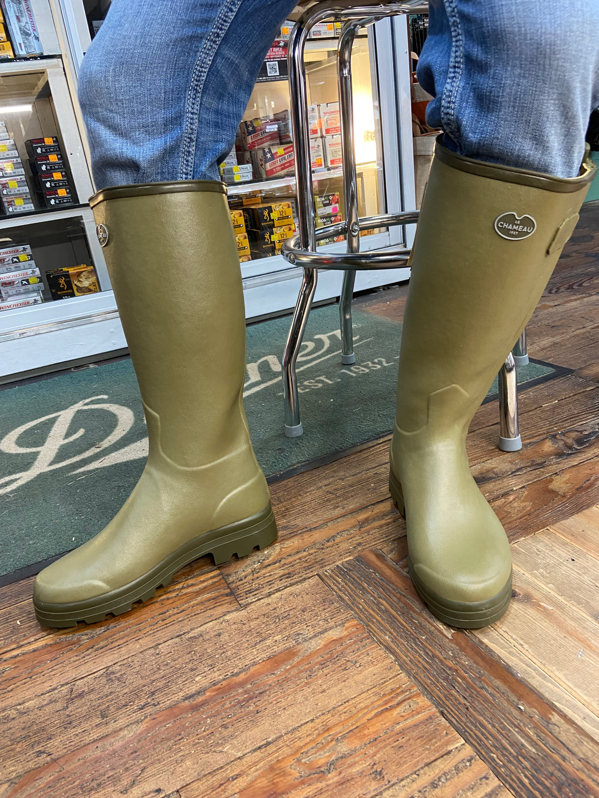 Bottes Le Chameau Saint-Hubert Marron Doublées Cuir 43 Mollet 42 Item 9619733 Bottes Le Chameau Saint-Hubert Marron Doublées Cuir 43 Mollet 42 Item 9619733