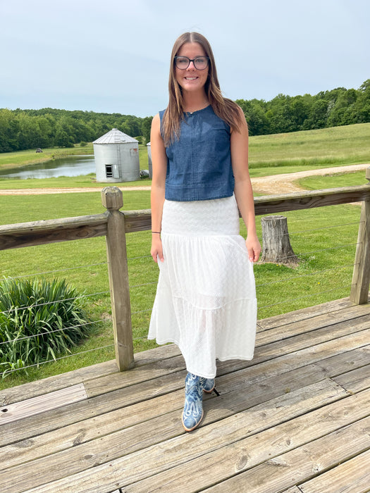 Dan Post Women's Denim Darlin' Western Cowboy Boots - DP5108