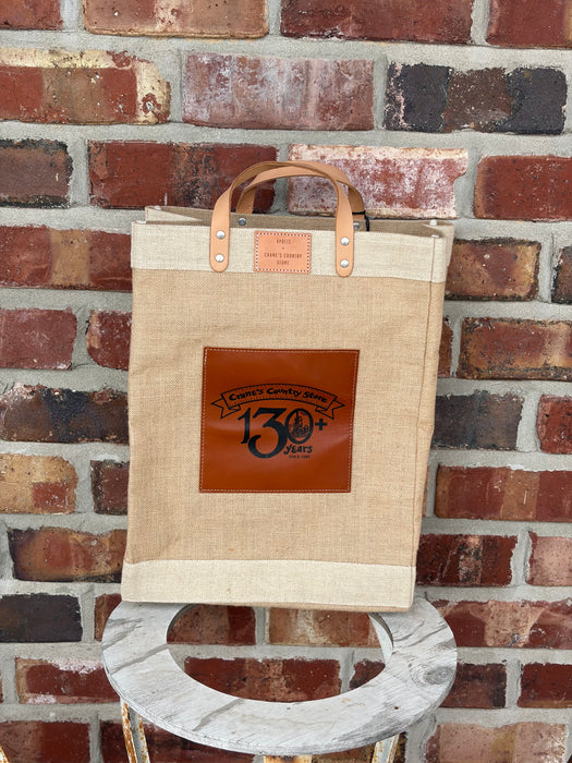 Apolis x Crane's Country Store Custom Market Bag - Fair Trade Jute Tote