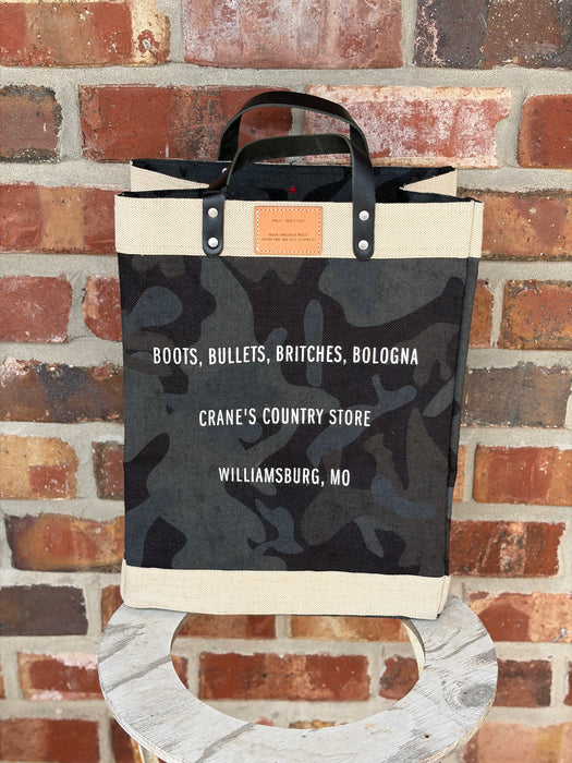 Apolis x Crane's Country Store Custom Market Bag - Fair Trade Jute Tote