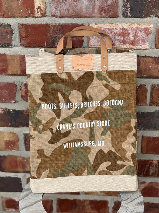 Apolis x Crane's Country Store Custom Market Bag - Fair Trade Jute Tote