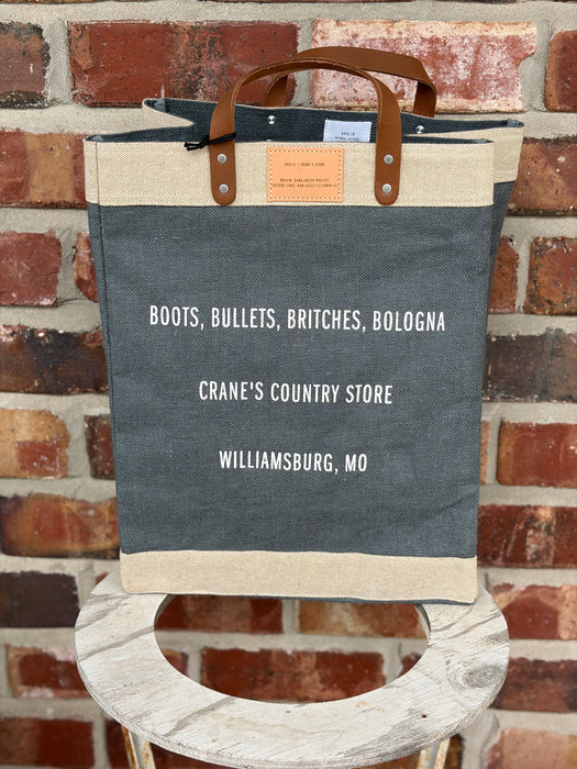 Apolis x Crane's Country Store Custom Market Bag - Fair Trade Jute Tote