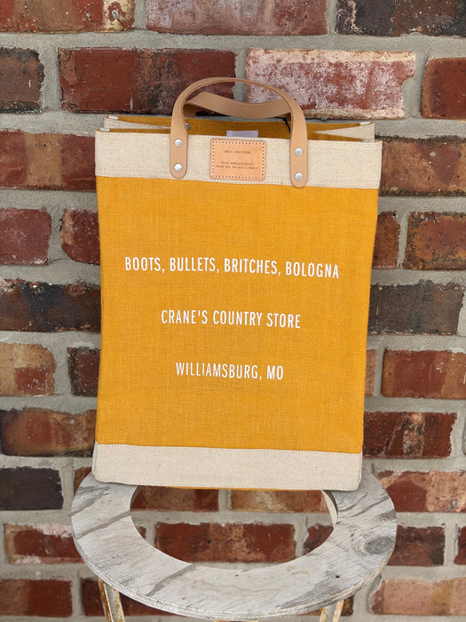 Apolis x Crane's Country Store Custom Market Bag - Fair Trade Jute Tote