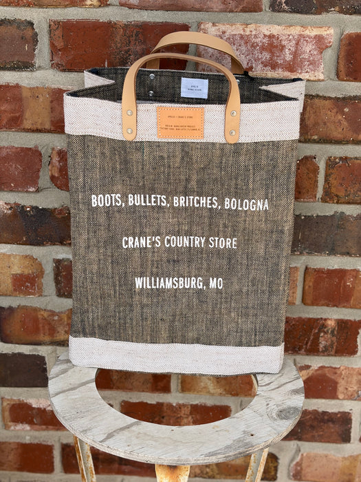 Apolis x Crane's Country Store Custom Market Bag - Fair Trade Jute Tote