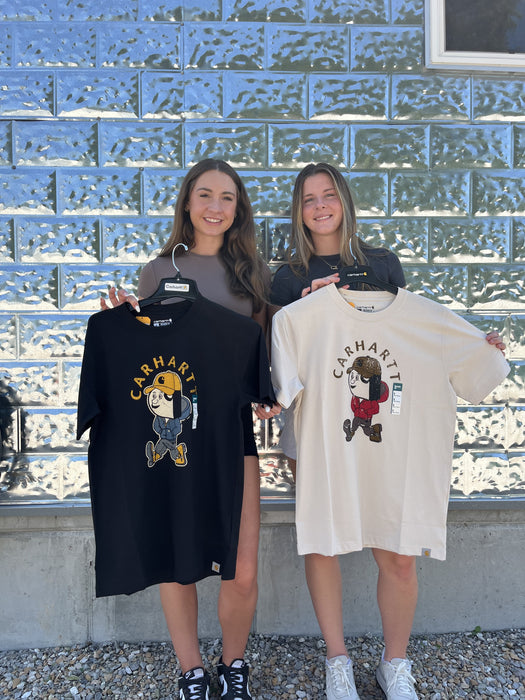 Carhartt Men's Active Jac Graphic T-Shirt - Relaxed Fit Cotton Blend Tee 107051