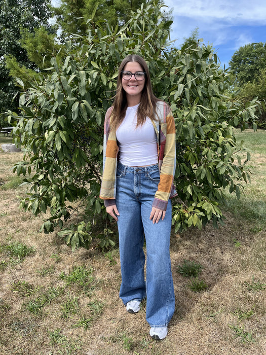 Pendleton Women's Relaxed Flannel Shirt - Fall 2025 Classic in Copper Multi Plaid TM626