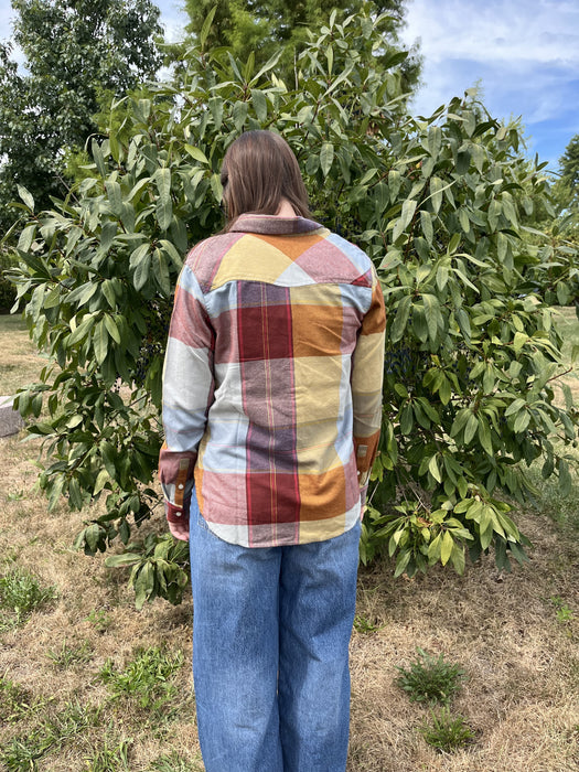 Pendleton Women's Relaxed Flannel Shirt - Fall 2025 Classic in Copper Multi Plaid TM626