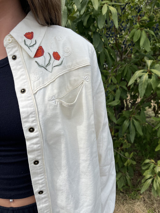 Pendleton Women's Embroidered Poppy Western Shirt - Fall 2025 Collection - TM623