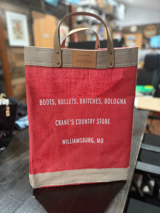 Apolis x Crane's Country Store Custom Market Bag - Fair Trade Jute Tote