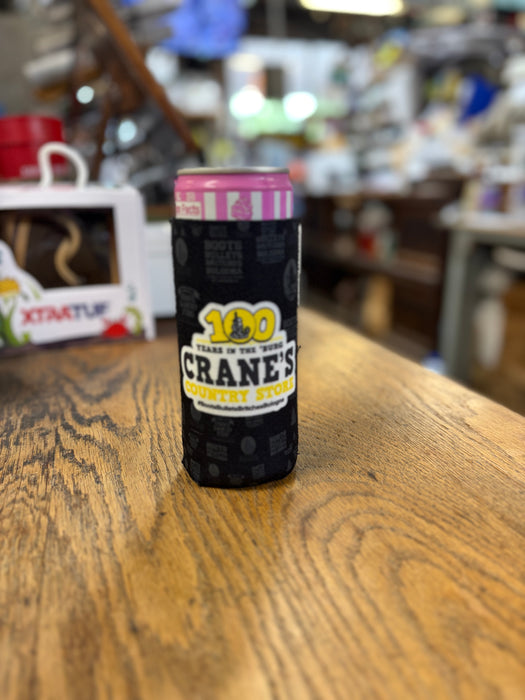 Crane's Country Store 100-Year Anniversary Koozies – Slim & Regular