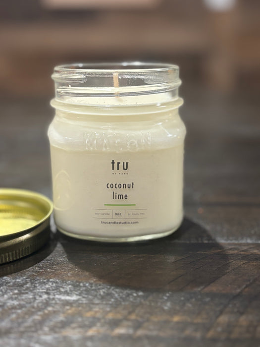 Tru 8oz Mason Jar Candle