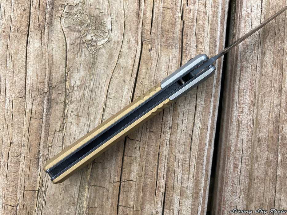 Benchmade 315BK-01 Successor Slip-Joint Knife - Burnt Brass Aluminum with M390 Blade