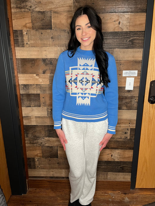 Pendleton Columbia River Sweater - Heritage Wool Blend Crewneck - TC0162