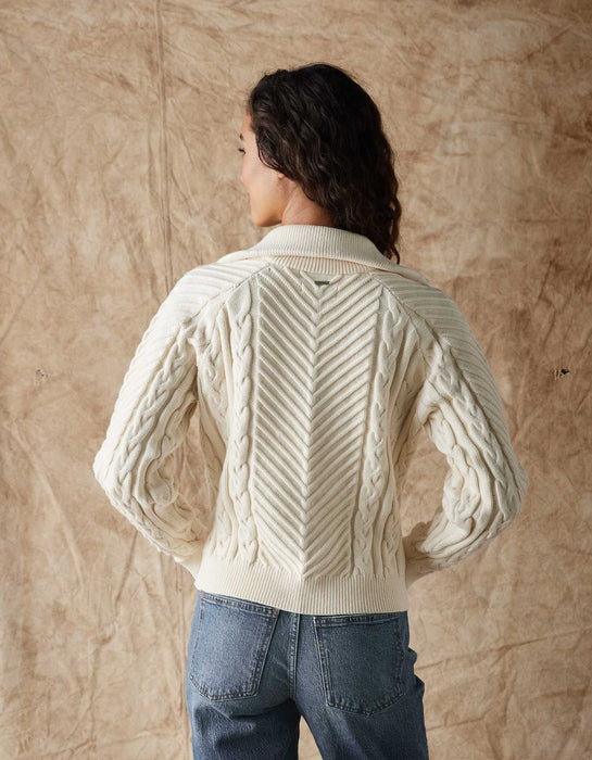 Normal Brand Women's Lola Quarter Zip Sweater