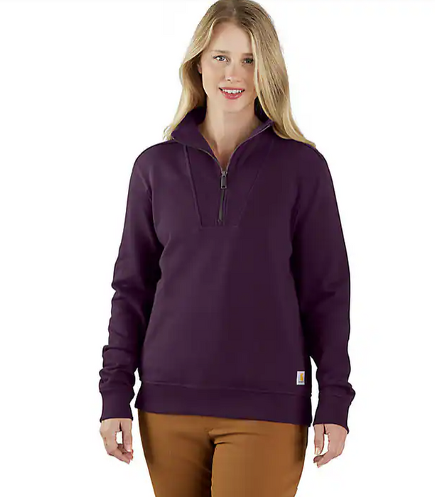 Carhartt Women's Tencel Fiber Series Relaxed Fit Half-Zip Sweatshirt 106451