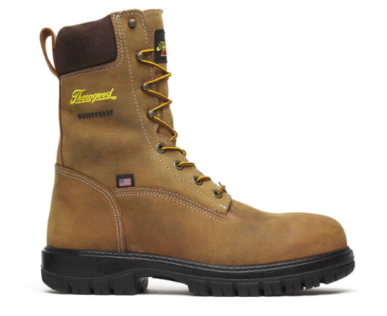 Thorogood Genesis 8″ Waterproof Work Boots - Premium Chestnut
