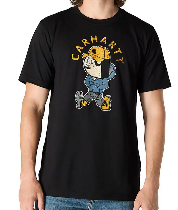 Carhartt Men's Active Jac Graphic T-Shirt - Relaxed Fit Cotton Blend Tee 107051