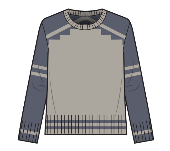 Pendleton Women's Graphic Shetland Crew Sweater - Classic Wool Comfort TC0142
