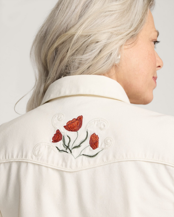 Pendleton Women's Embroidered Poppy Western Shirt - Fall 2025 Collection - TM623