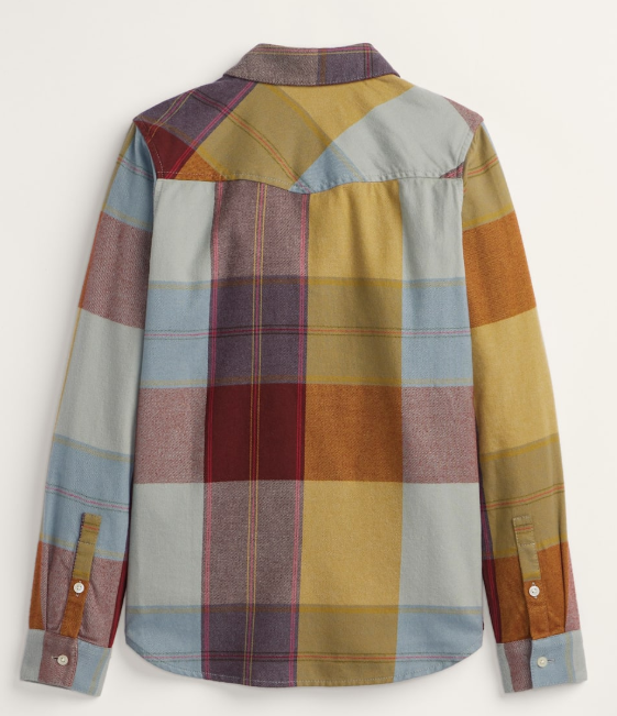 Pendleton Women's Relaxed Flannel Shirt - Fall 2025 Classic in Copper Multi Plaid TM626