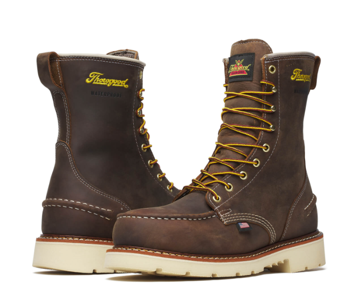 Thorogood 1957 Series 8″ Waterproof Steel Toe Work Boot - Crazy Horse Leather - 804-3868