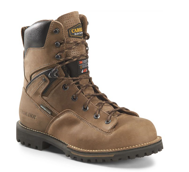 Carolina CA8039 Men's 8" Waterproof Insulated Work Boot - 440g Thinsulate Soft Toe