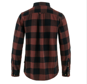 Fjall Raven Ovik Heavy Flannel Shirt - Women's Dark Navy-Maroon Plaid  F86999
