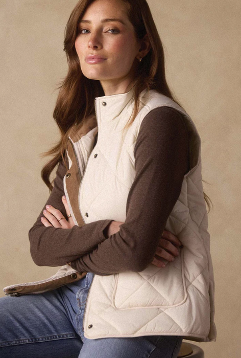 The Normal Brand Quilted Liner Vest - F2OQTLNV