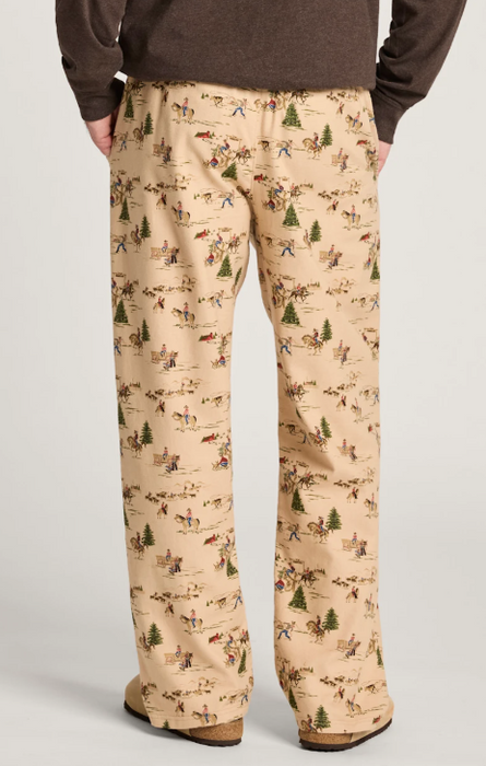 Pendleton Men's Brushed Flannel Pajama Pants - Classic Comfort Lounge & Sleep Bottoms