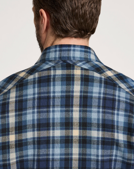 Pendleton Men's Plaid Cotton Fremont Flannel Shirt - Double Brushed Comfort