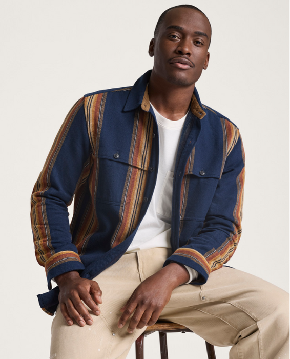 Pendleton Men's Weston Cotton Twill Shirt - Heavyweight Brushed Cotton with Elbow Patches