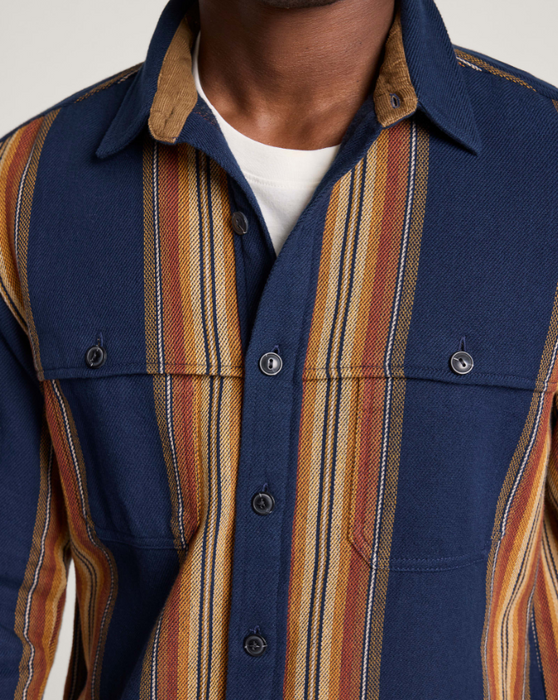 Pendleton Men's Weston Cotton Twill Shirt - Heavyweight Brushed Cotton with Elbow Patches