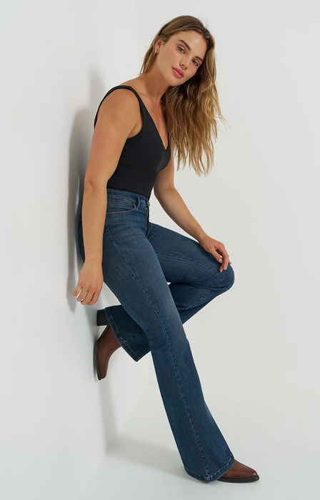 Wrangler® Bespoke High Rise Flare Jean - Women's Vintage-Inspired Bell Bottom Denim - Raelyn