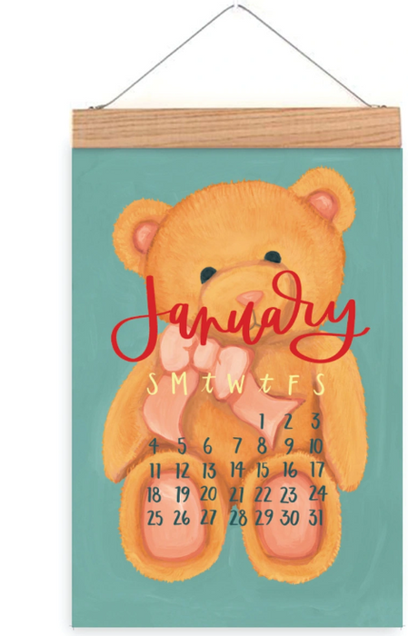 1 Canoe 2 2026 XL Calendar - Simply Charmed | Oversized Wall Calendar with Hand-Painted Art