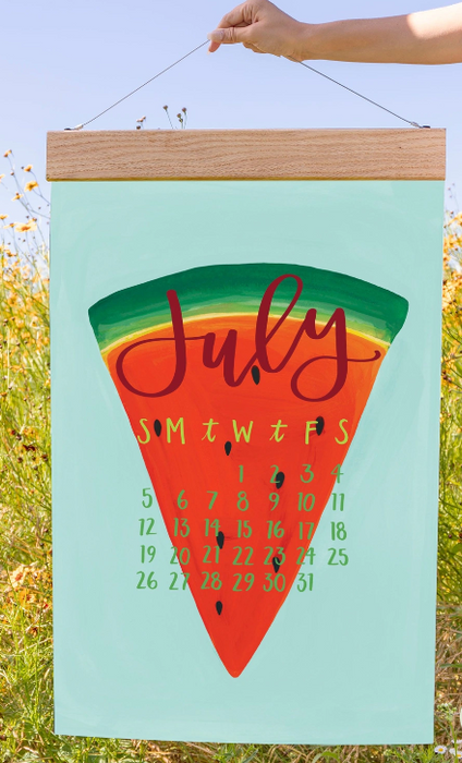 1 Canoe 2 2026 XL Calendar - Simply Charmed | Oversized Wall Calendar with Hand-Painted Art